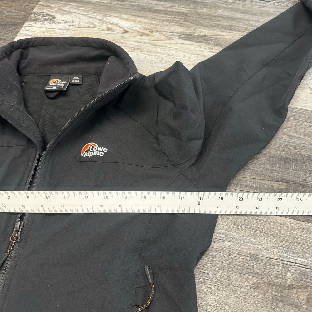 Lowe Alpine Black Womens M Soft Shell Zip Pockets Fleece Lined Jacket Gorpcore - Picture 5 of 8